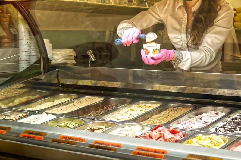 Eisgenuss im Café Mokka in Güssing